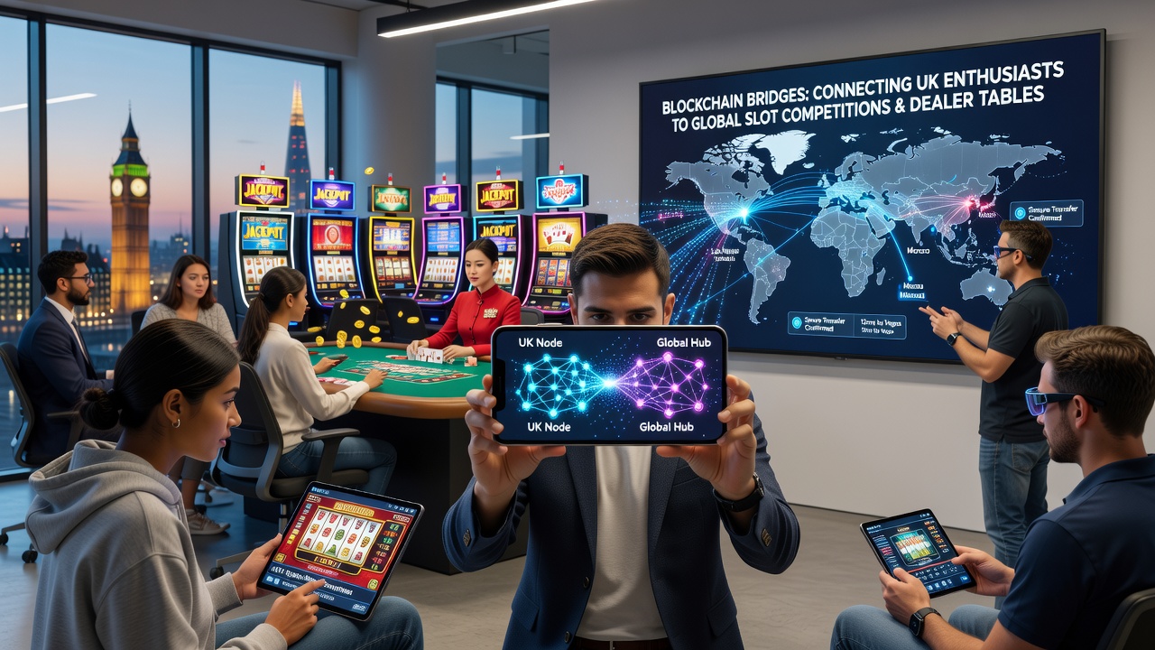 Live dealer table interface connected via blockchain transaction flow