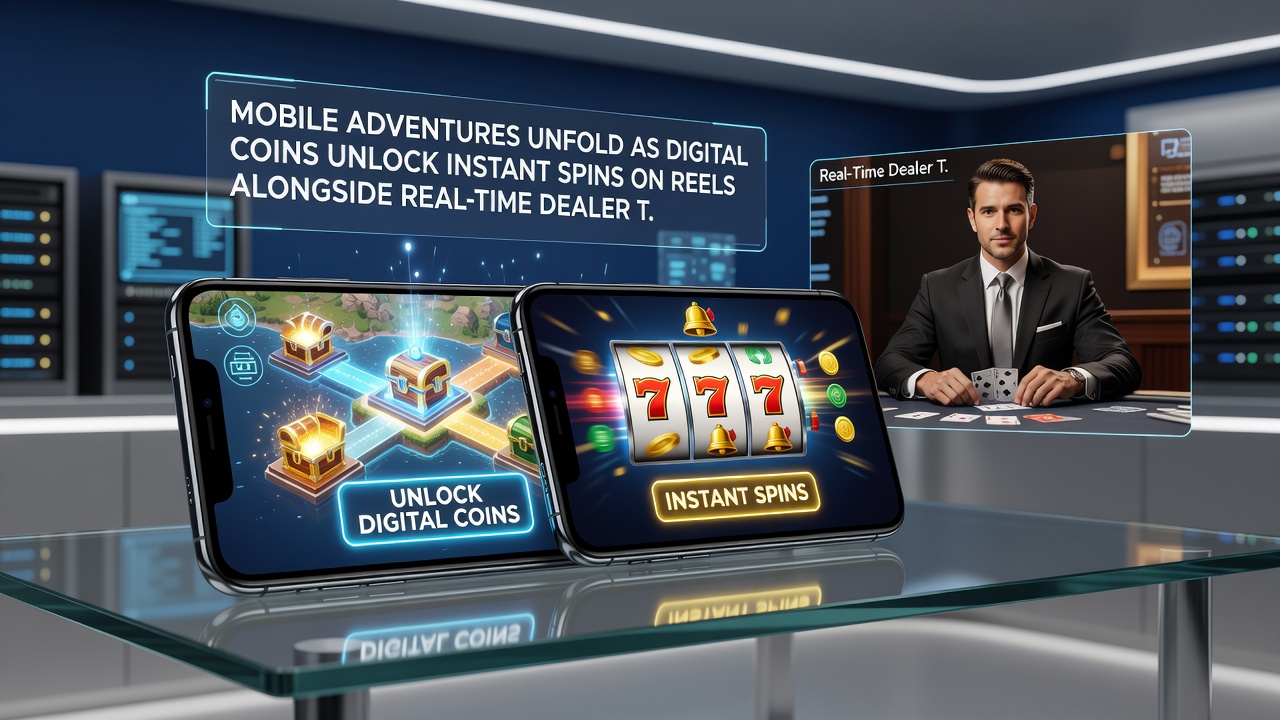 Live dealer table on mobile device with crypto betting options displayed