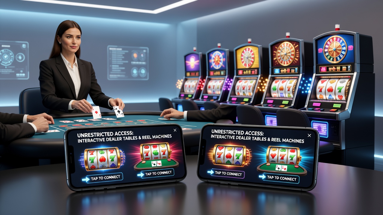 Mobile screen showing digital transfers and gaming sessions